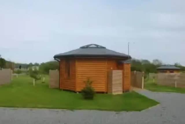 The glamping pods at Great Meadows Park