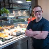 Luke works as a catering assistant at Barnsley’s GXO centre. Photo: Darren Casey, DCimaging.