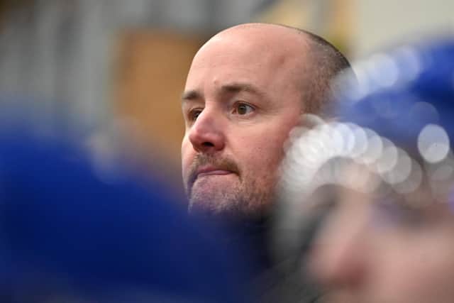 Head coach Ryan Aldridge was keen to get defenceman Sam Zajac back with 
Leeds Knights for next season 
Picture: Bruce Rollinson