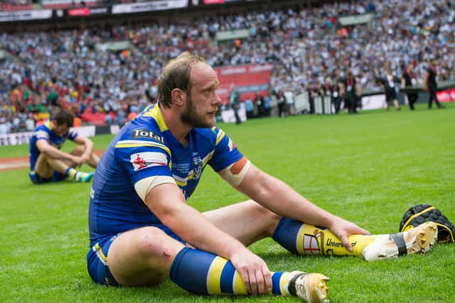 Chris Hill appears dejected at Wembley in 2016. (Picture: SWPix.com)