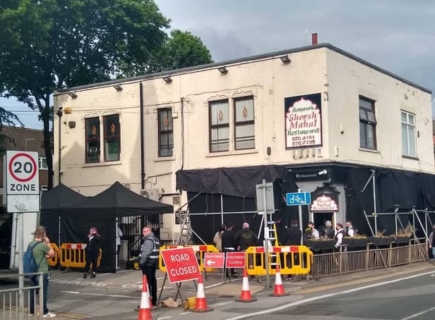 Filming for BBC One's Better continued this week as film crews set up just off Kirkstall Road in Leeds.