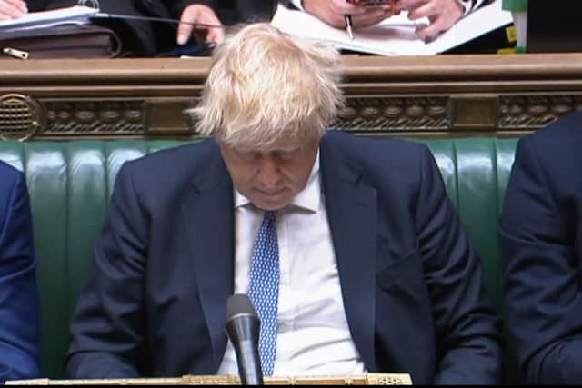 Prime Minister Boris Johnson said he accepted full responsibility for the parties at Number 10.