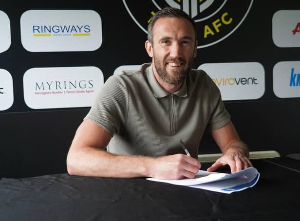 EXTENSION: Harrogate Town central defender Rory McArdle