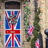 Jack repainted his front door in honour of the Queen's Platinum Jubilee