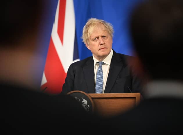 CHANCE BLOWN: Prime Minister Boris Johnson continues to treat us for fools after the publication of the long-awaited Sue Gray report, says Christa Ackroyd. Picture: Leon Neal/PA