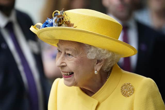Queen Elizabeth II at Paddington station in London earlier this month. Picture: Andrew Matthews/PA Wire.
