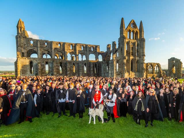 A new world record has been set in Whitby for the largest gathering of people dressed as vampires to coincide with the 125th anniversary of the publication of Bram Stoker’s novel, Dracula.