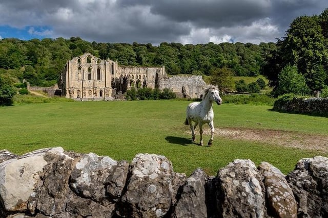 North Yorkshire’s Rievaulx Abbey – the ruins of a 12th-century monastery in a tranquil valley near Helmsley – also appears in series two.