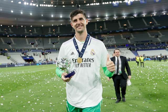 STAR MAN: Real Madrid's Thibaut Courtois. Picture: Getty Images.
