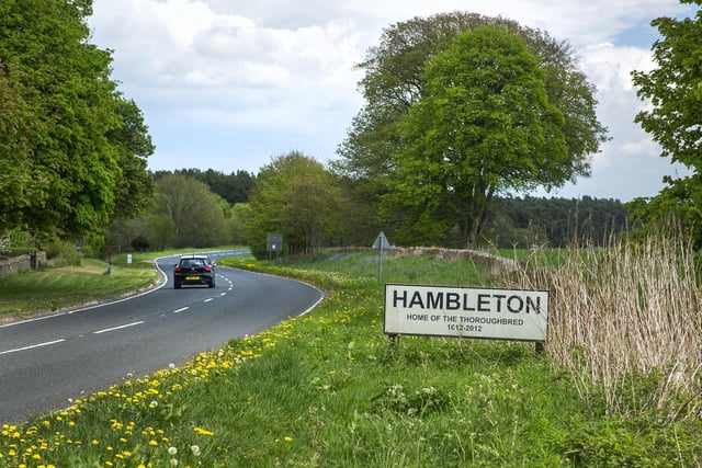 The average cost of a litre of fuel in Hambleton is 168.4p
