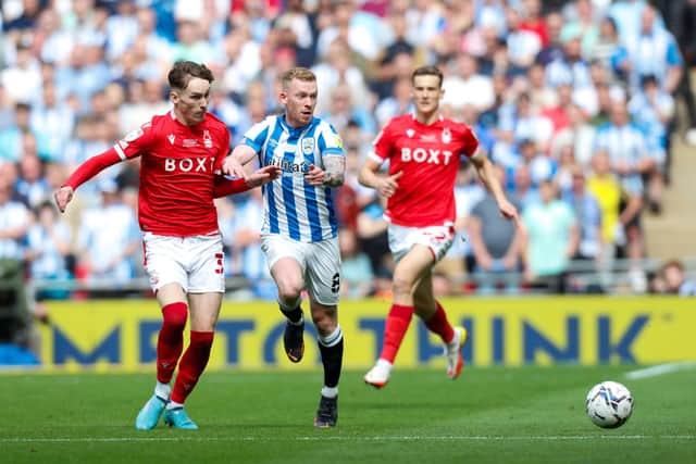 Huddersfield Town midfielder Lewis O'Brien could move on during the summer. Picture: William Early/Getty Images
