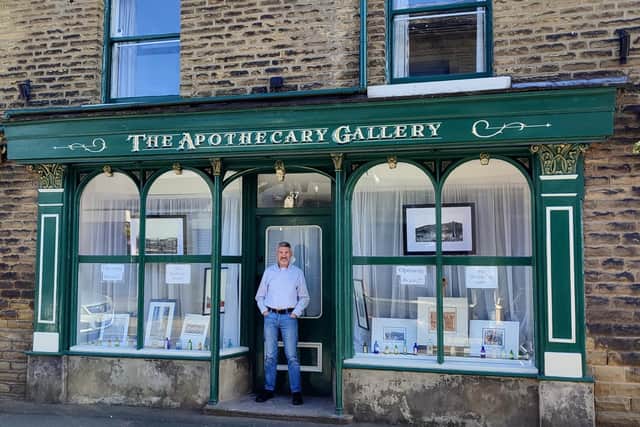 Patrick Whitehead has opened a gallery in an old apothecary in Bradford