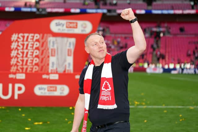 STEVE COOPER: Has led Nottingham Forest to the Premier League. Picture: PA Wire.