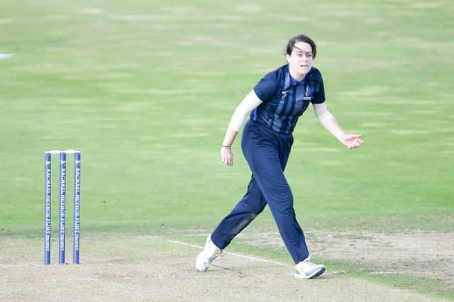 Three wickets: Leg-spinner Katie Levick helped Northern Diamonds defeat Lancashire Thunder. Picture by David Vokes/DVP/SWpix.com