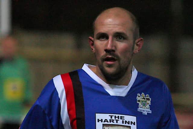 Craig Farrell during his Whitby Town days