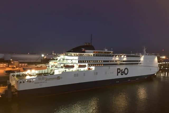 P&O Ferries has had its contract with the Government terminated
