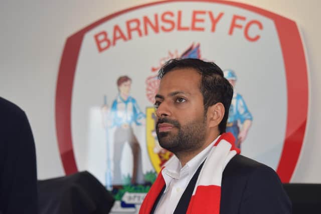 NEW MAN AT THE HELM: Barnsley chairman Neerav Parekh. Picture: Courtesy of Barnsley FC.