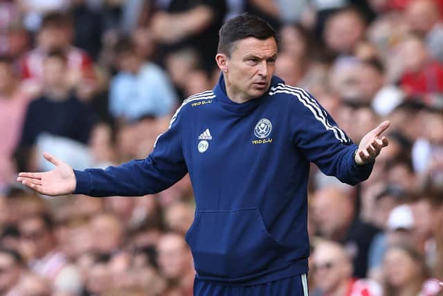 Sheffield United manager Paul Heckingbottom Picture: Darren Staples/Sportimage