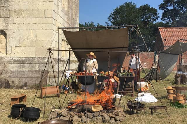 Sir Thomas Lunsford’s Regiment of the English Civil War Society is at Wressle Castle this weekend