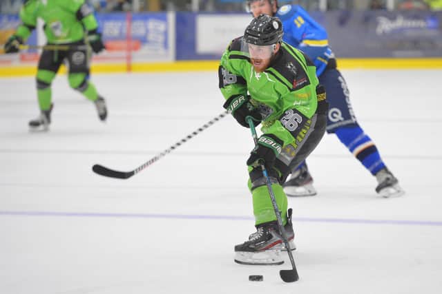 Matty Davies in action for Hull Pirates in February 2020. Picture: Dean Woolley.