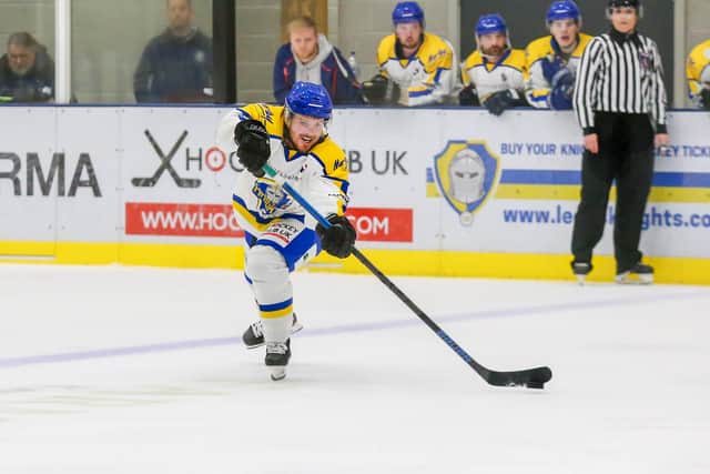 Matty Davies - in action for Leeds Knights last season
Picture: Andy Bourke / Podium Prints