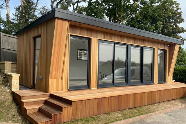 This Shoffice is by Cedar Garden Rooms