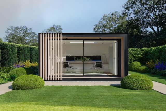 One of the contemporary garden rooms from PodSpace