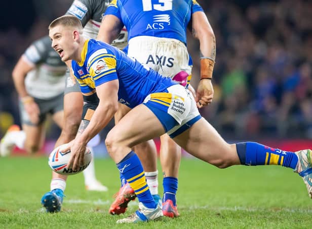 Twenty-one-year-old hooker Corey Johnson has signed a new two-year contract with Leeds Rhinos. Picture: Allan McKenzie/SWpix.com.