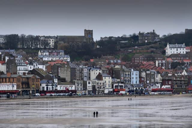 Councillors said the refugees have been dumped in hotels in Scarborough (pictured) and Selby