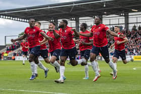 York City defeated Boston Utd earlier this month in front of a delirious capacity crowd at our new LNER Stadium at Monks Cross to gain promotion to the National League and end five years in the footballing wilderness. Picture: Tony Johnson