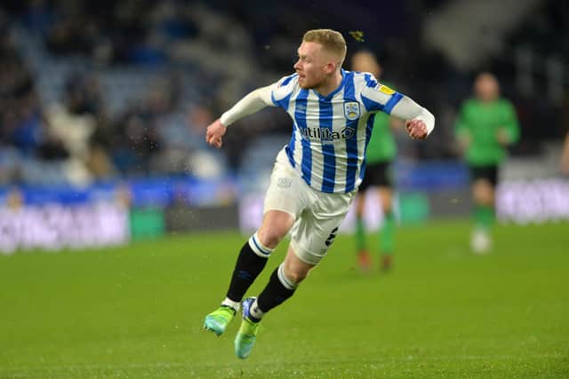 LEWIS O'BRIEN: Will he consider leaving Huddersfield Town this summer? Picture: Bruce Rollinson.
