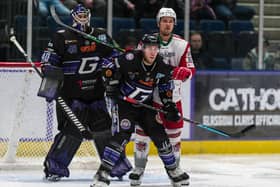 INCOMING: Centre Matt Haywood - pictured in action for Glasgow Clan against Cardiff Devils last season Picture courtesy of EIHL/Al Goold