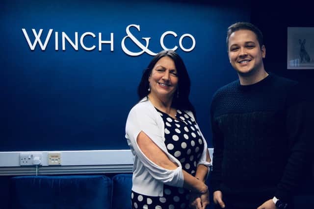 Debra Hart and Nathan Winch at Leeds-based private equity firm Winch & Co.
