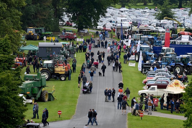 The grounds of Newby Hall host Tractor Fest