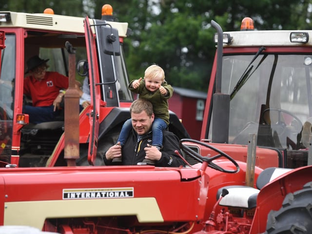 David Summerbell and son Tommy, three