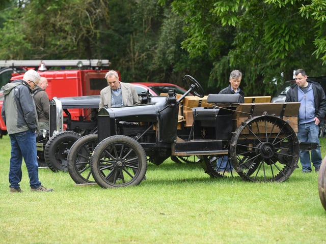 Some of the classic cars on display