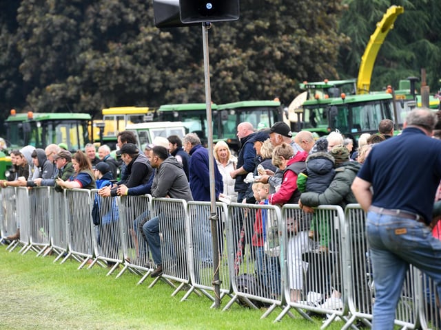 Crowds enjoy the show