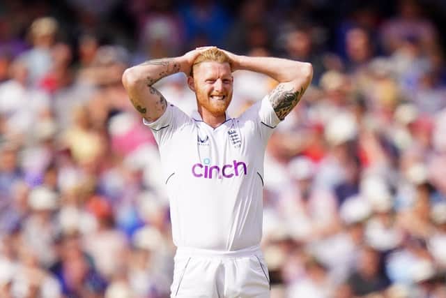New England captain Ben Stokes shows his frustration on day two of the first Test with New Zealand at Lord’s. (Picture: Adam Davy/PA)