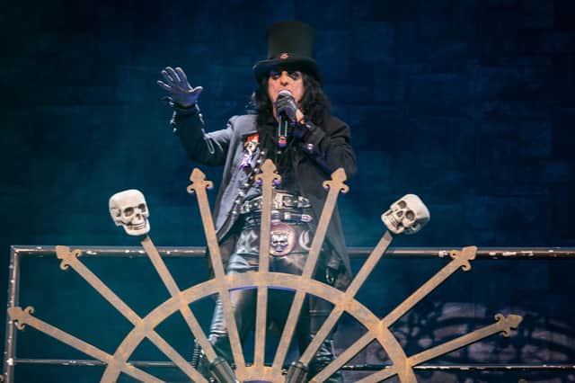 Alice Cooper at First Direct Arena, Leeds. Picture: Neil Chapman