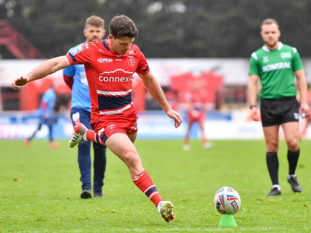 Class act: Robins’ Lachlan Coote scored 23 points as Hull KR brushed aside Salford Red Devils yesterday.Picture: Will Palmer/SWpix.com