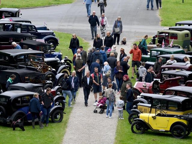 Classic cars on show
