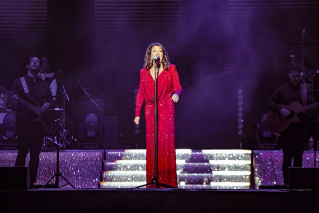 Yorkshire's Platinum Concert at Scarborough Open Air Theatre: Jane McDonald. Photo: Cuffe and Taylor.