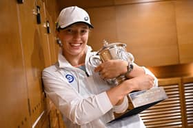 Iga Swiatek: 21-year-old Polish player won the French Open for a second time in three years. (Picture: PA)