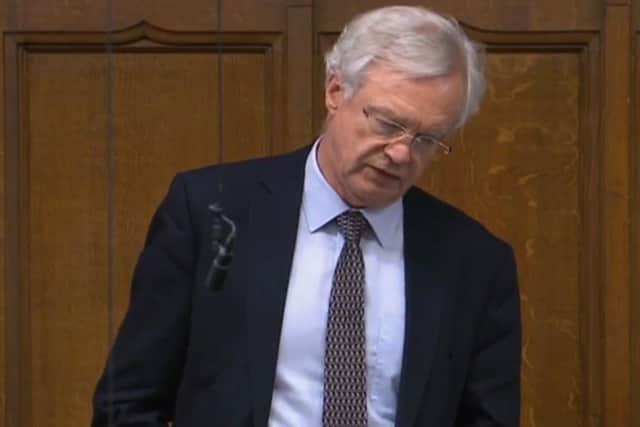 David Davis has called for the Universal Credit uplift to be restored.