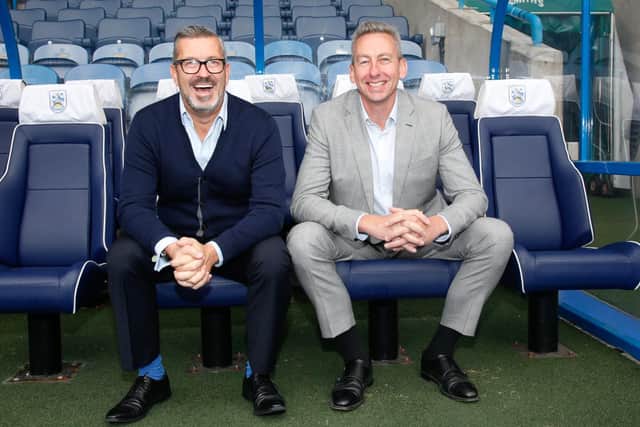 L-to-R Sean Jarvis, Former Huddersfield Town Commercial Director & James Beattie, MD See It Now Group