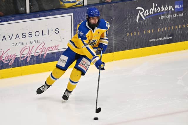 BRIGHT FUTURE: Archie Hazeldine will split his time between Leeds Knights and Nottingham Panthers next season 
Picture: Bruce Rollinson