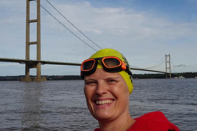 Adele Havercroft, who is preparing to swim across the English Channel.