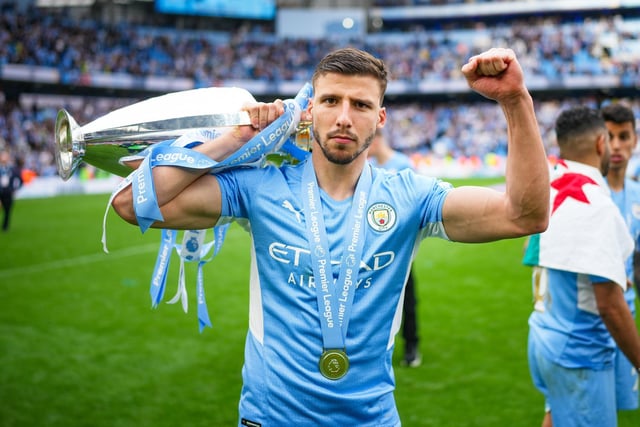 Dias was ranked as the second-best central defender after helping Man City pip Liverpool to the Premier League title. In a side who look to dominant the ball, Dias had the second best pass completion percentage in the league with 94.3%. He also chipped in with six goal contributions in 29 games.
