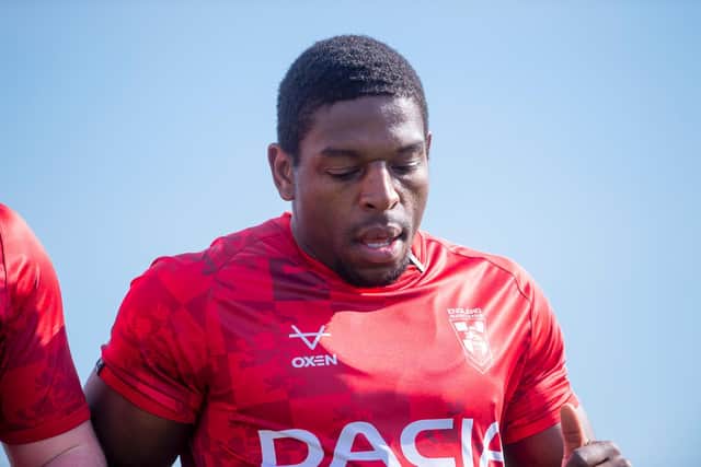 Jermaine McGillvary took part in training sessions last year. (Picture: SWPix.com)