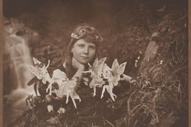 In 1917, Elsie, along with her cousin Frances Griffiths, took photographs at Cottingley Beck near her home which appeared to show the two girls surrounded by fairies.